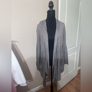 a.n.a Charcoal Knit Cardigan